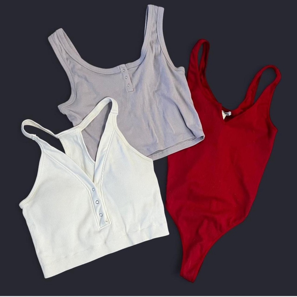 QTY 3 ~ Tank Tops/Bodysuit